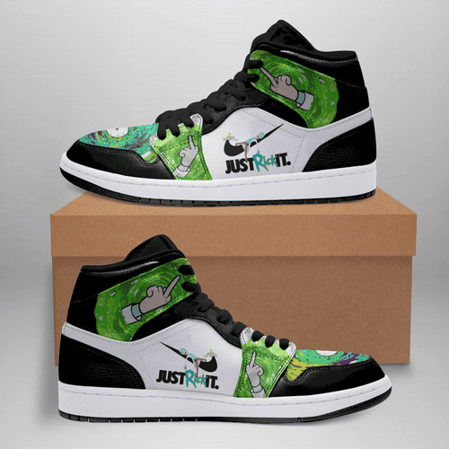 Rick And Morty Shoes Air Jd Retro Sneakers V3402