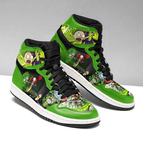 Rick And Morty Shoes Air Jd Retro Sneakers V3409