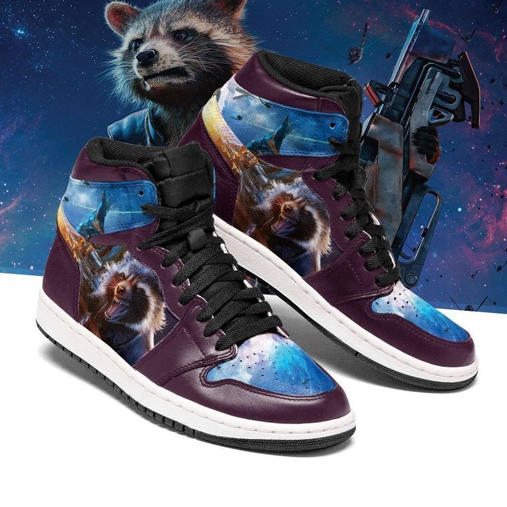 Rocket Raccoon Marvel Shoes Air Jd Retro Sneakers V3438