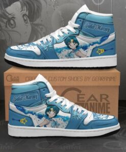 Sailor Mercury Sailor Moon Anime Mn11 Shoes Air Jd Retro Sneakers V3474