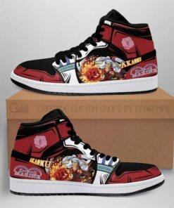 Sakazuki Akainu Boots Admiral One Piece Anime Shoes Air Jd Retro Sneakers V3485