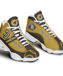 San Diego Padres Mlb Baseball Air Jd13 Sneaker Shoes VJD770