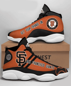 San Francisco Giants Football Mlb Air Jd13 Sneaker Shoes VJD75