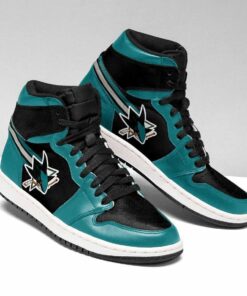 San Jose Sharks Nhl Sneakers Shoes Sport V3511