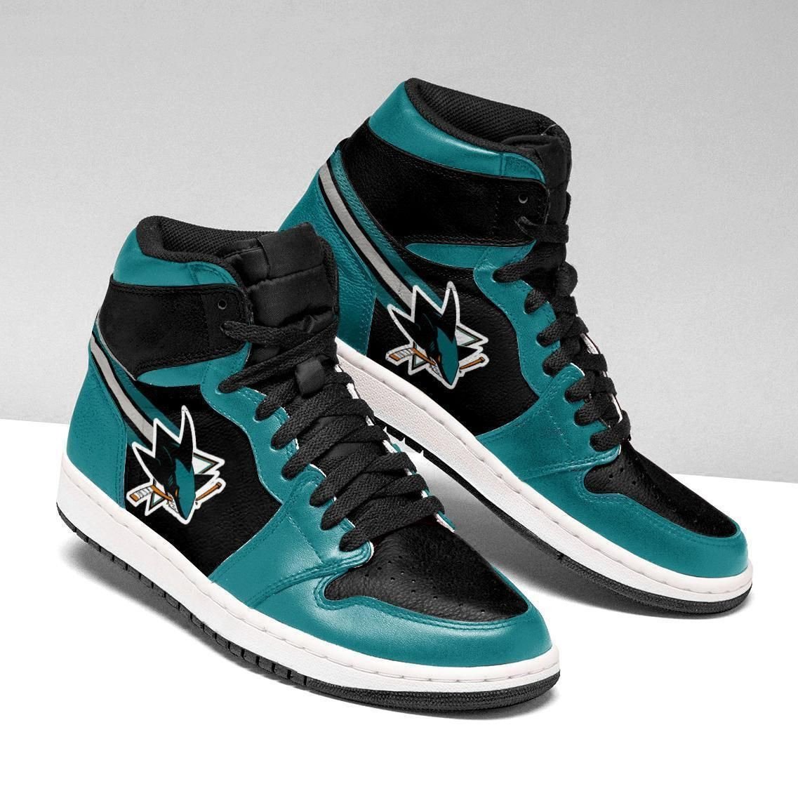 San Jose Sharks Nhl Sneakers Shoes Sport V3513