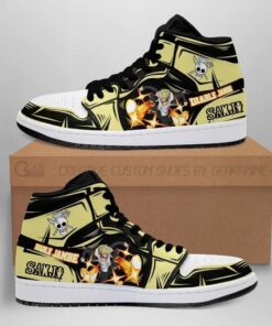 Sanji Diable Jambe Skill One Piece Anime Fan Shoes Air Jd Retro Sneakers V3515