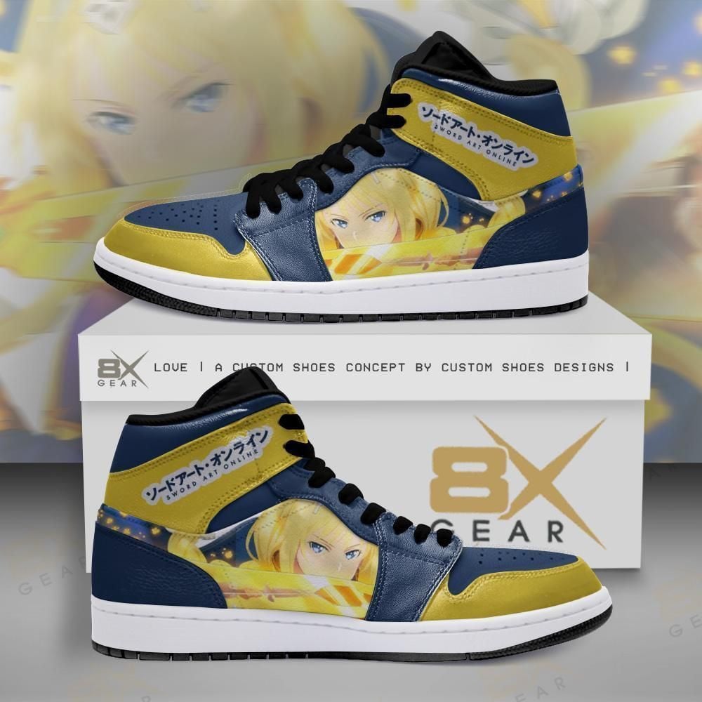 SAO Anime Eugeo Fighting Anime Shoes Air Jd Retro Sneaker V3520