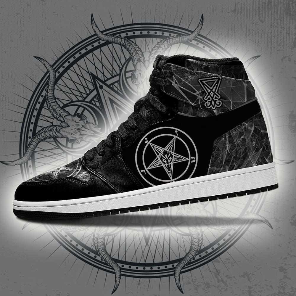 Satanic Black Shoes Air Jd Retro Sneakers V3535