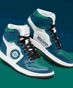 Seattle Mariners Mlb Baseball Shoes Air Jd Retro Sneakers V3542