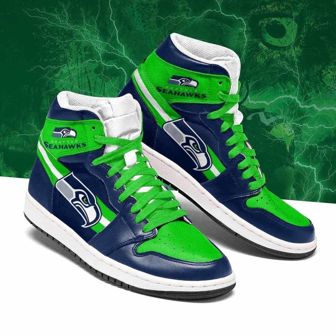 Seattle Seahawks Rugby Team Custom Shoes Air Jd Retro Sneakers V3551