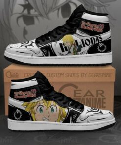 Seven Deadly Sins Meliodas Custom Anime Shoes Air Jd Retro Sneakers V3557