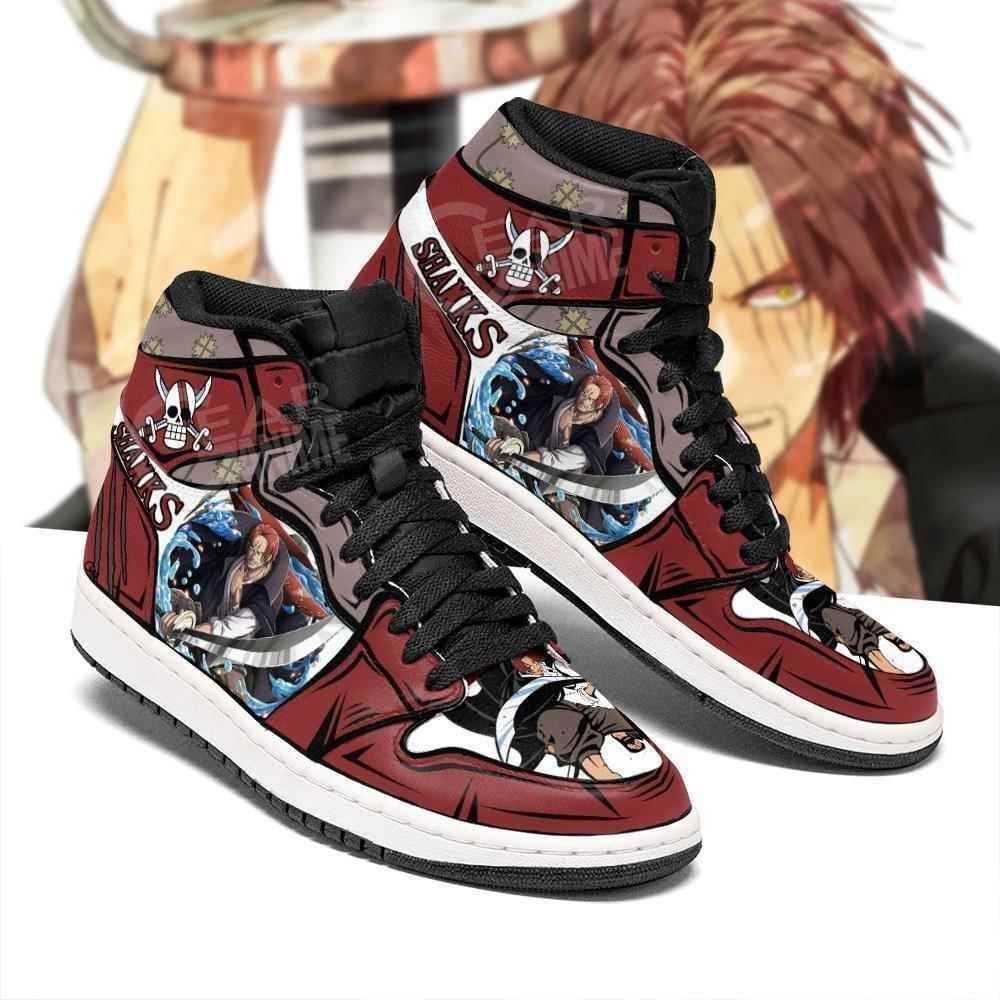 Shank Red Hair Yonko One Piece Anime Fan Gift Shoes Air Jd Retro Sneakers V3560