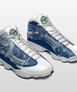 Skull Seattle Seahawksnfl Football Team Air Jd13 Sneaker Shoes VJD783