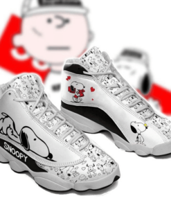 Snoopy Cartoon Ver5 Air Jd13 Sneaker Shoes VJD637