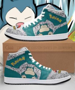 Snorlax Boots J1 Cute Pokemon Anime Custom Shoes Air Jd Retro Sneakers V3627