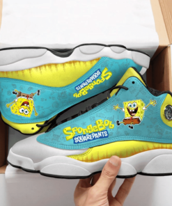 Spongebob Saqure Pant Cartoon Air Jd13 Sneaker Shoes VJD30