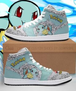 Squirtle Boots J1 Cute Pokemon Anime Custom Shoes Air Jd Retro Sneakers V3693