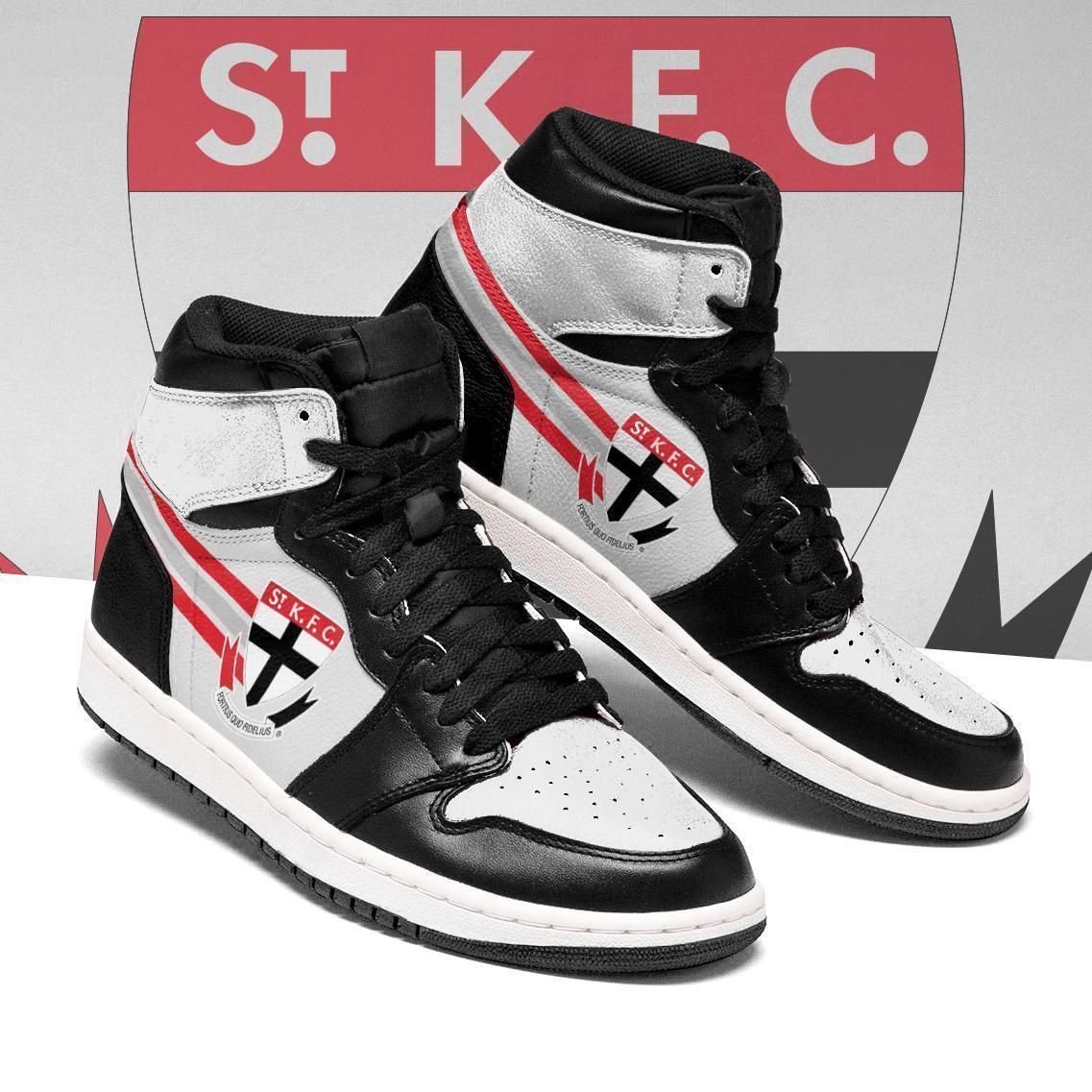 St Kilda Afl Team Custom Eachstep Shoes Air Jd Retro Sneakers V3698