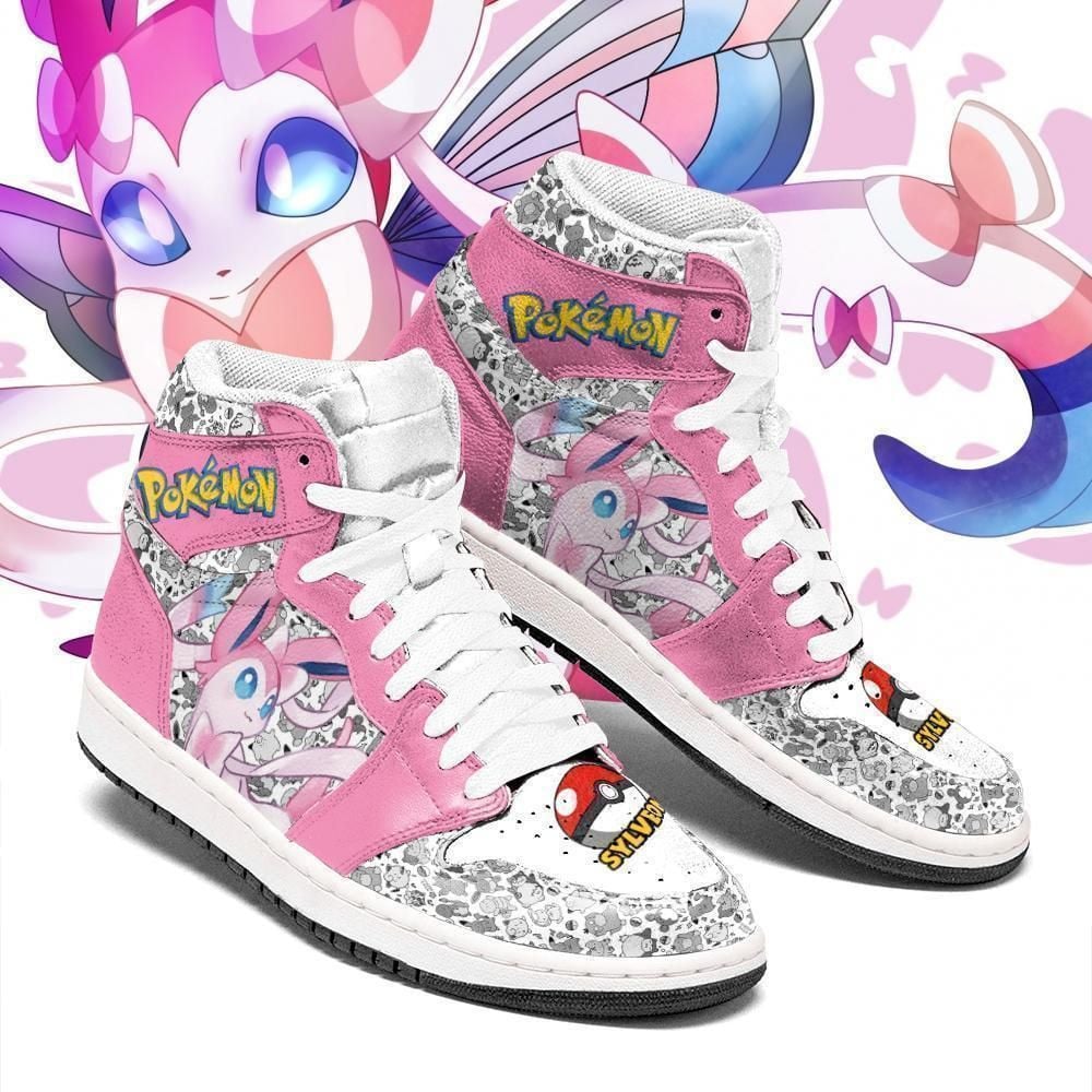 Sylveon Cute Pokemon Sneakers Shoes Sport V3806