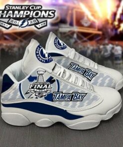 Tampa Bay Lightning Nhl Teams Football Air Jd13 Sneaker Shoes VJD366