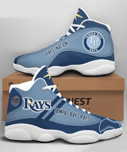 Tampa Bay Rays Football Mlb Air Jd13 Sneaker Shoes VJD377