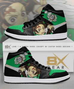 Tanjiro Anime Gift Anime Shoes Air Jd Retro Sneaker V3838