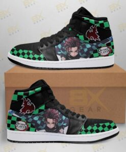 Tanjiro Demon Slayer Anime Shoes Air Jd Retro Sneakers V3842