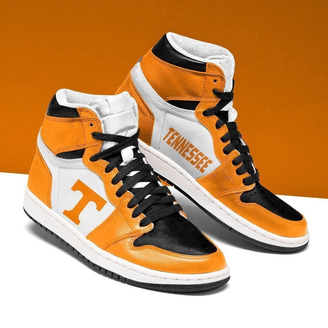 Tennessee Volunteers Ncaa Men Unique Tennessee Volunteers Football Custom Shoes Air Jd Retro Sneakers V3885