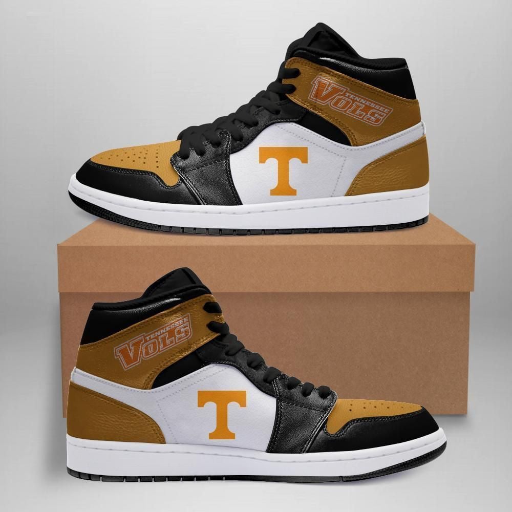 Tennessee Volunteers Ncaa Men Unique Tennessee Volunteers Football Custom Shoes Air Jd Retro Sneakers V3886