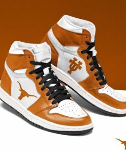 Texas Longhorns Ncaa Men Unique Texas Longhorns Football Custom Shoes Air Jd Retro Sneakers V3906