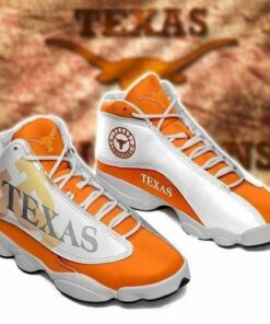 Texas Longhorns Ncaaf Football Teams Air Jd13 Sneaker Shoes VJD204