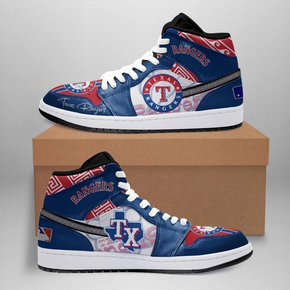 Texas Rangers Mlb Shoes Air Jd Retro Sneakers V3914