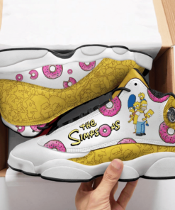 The Simpsons Ver Cartoon Air Jd13 Sneaker Shoes VJD877