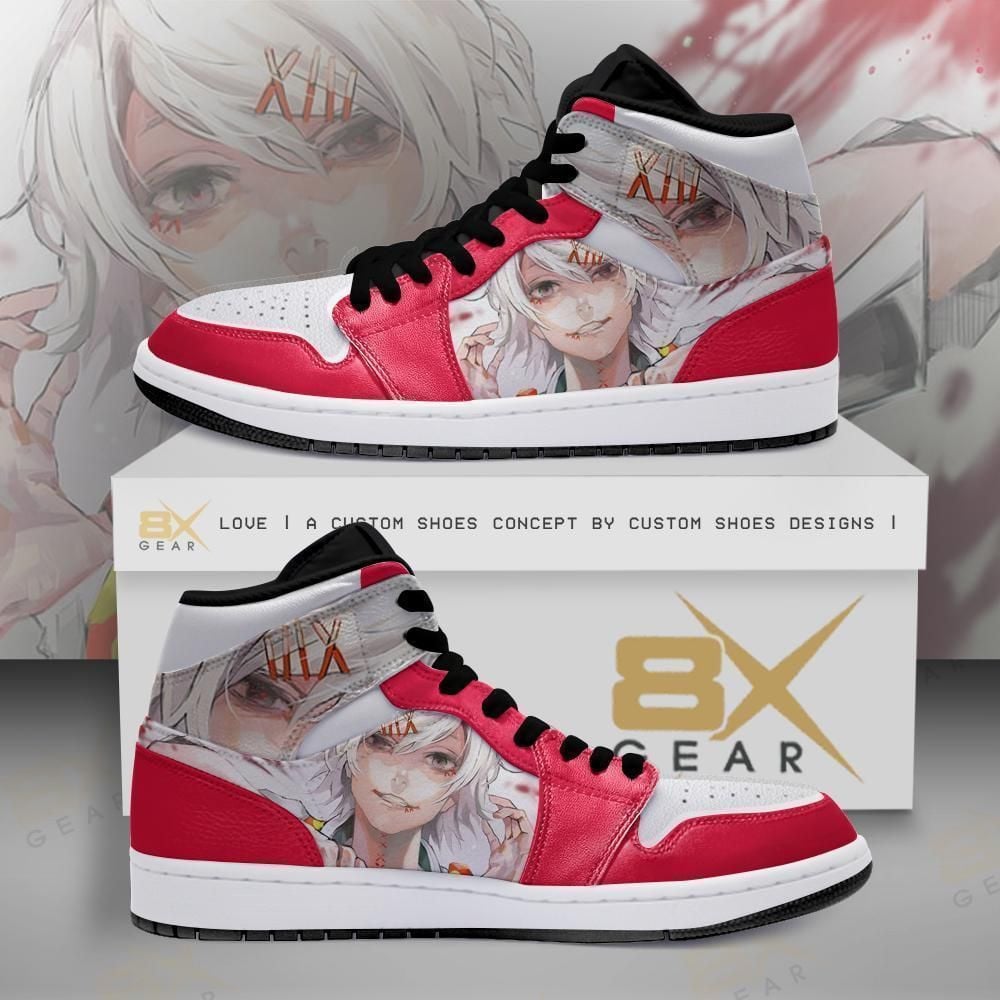 Tokyo Ghoul Hinami Fueguchi Broken Hand For Fan Anime Shoes Air Jd Retro Sneaker V3995