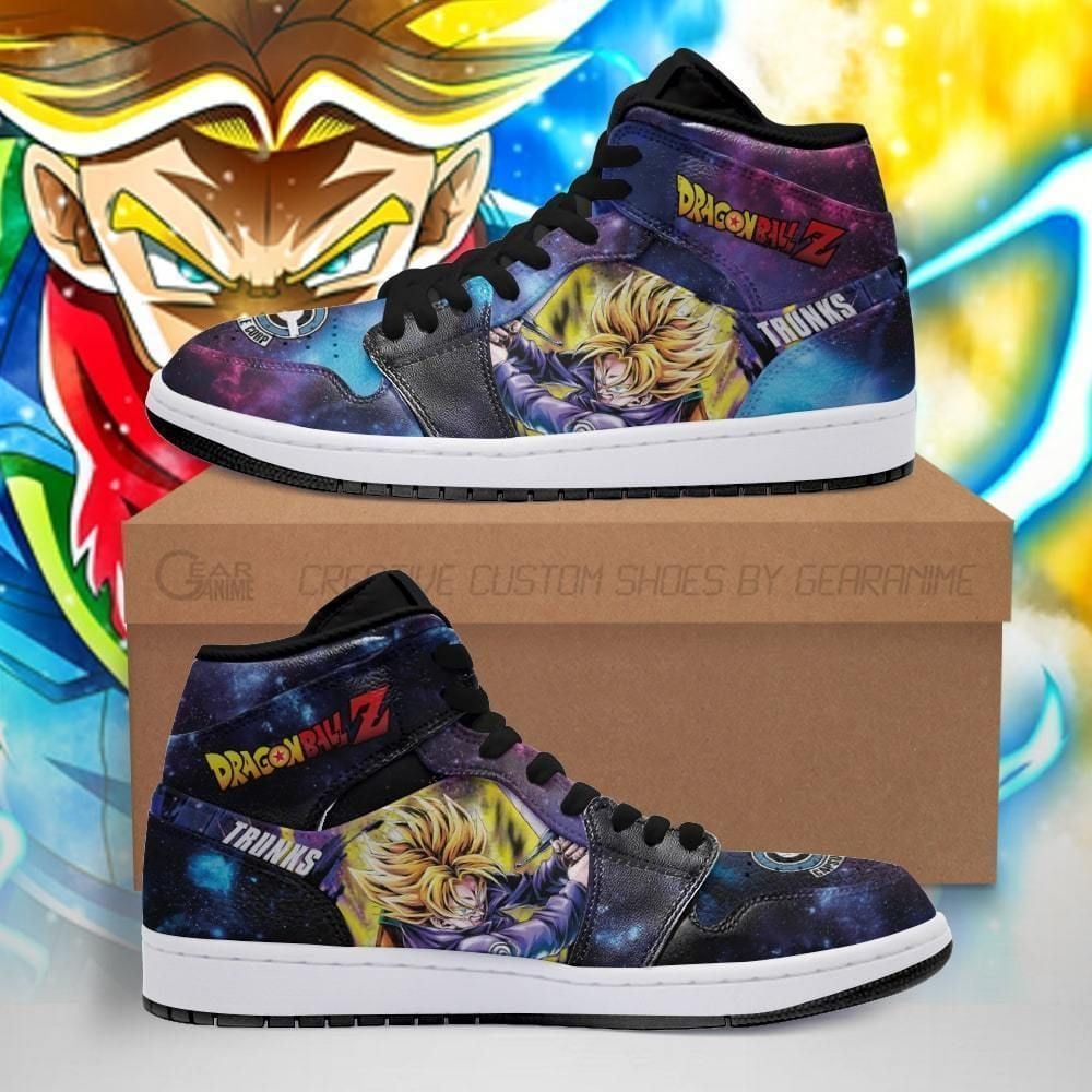 Trunks Boots Dragon Ball Z Anime Fan Gift Shoes Air Jd Retro Sneakers V4040