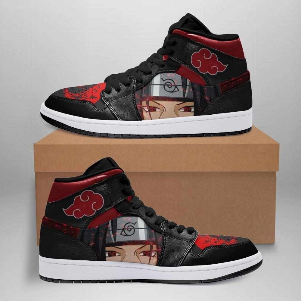 Uchiha Sasuke Eternal Mangekyou & Rinne Sharingan Anime Shoes Air Jd Retro Sneakers V4060