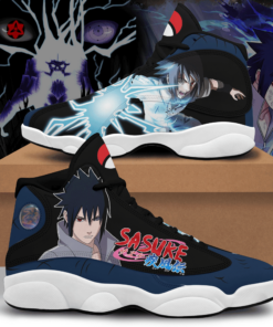 Uchiha Sasuke Naruto Custom Anime Air Jd13 Sneaker Shoes VJD749