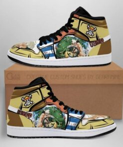 Usopp Boots Straw Hat Priates One Piece Anime Shoes Air Jd Retro Sneakers V4079