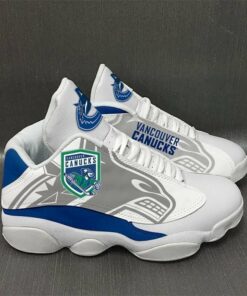 Vancouver Canucks Nhl Teams Air Jd13 Sneaker Shoes VJD614