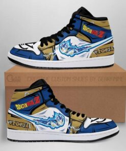 Vegeta Blue Boots J1 Dragon Ball Z Anime Custom Shoes Air Jd Retro Sneakers V4107