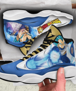 Vegeta Saiyan Blue Dragon Ball Super Air Jd13 Sneaker Shoes VJD155