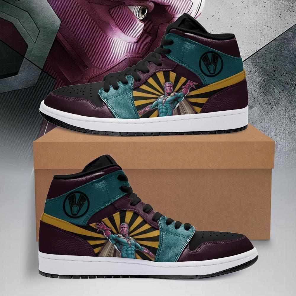 Vision Marvel Shoes Air Jd Retro Sneakers V4158