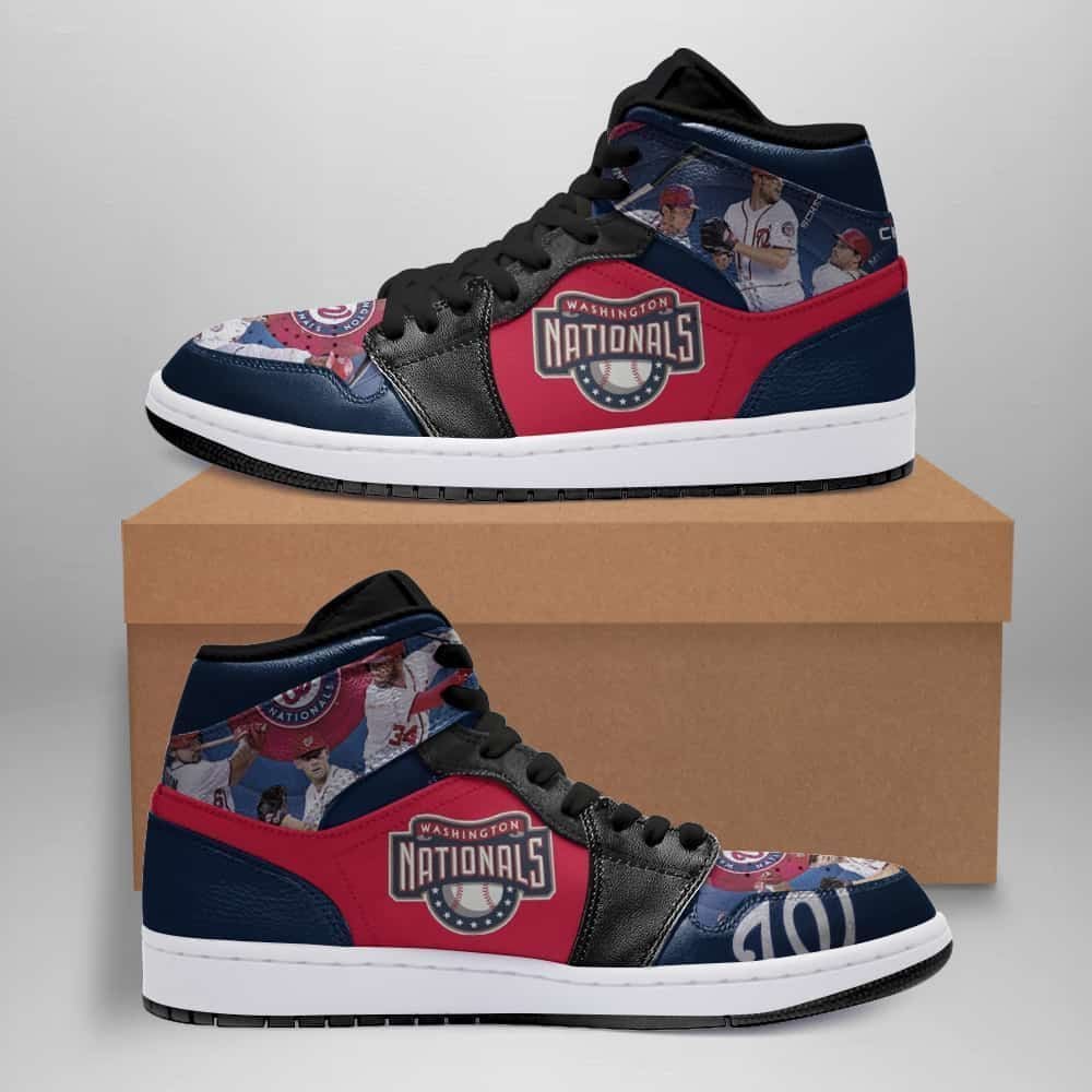 Washington Nationals 2019 World Series Champions 03 Shoes Air Jd Retro Sneakers V4184