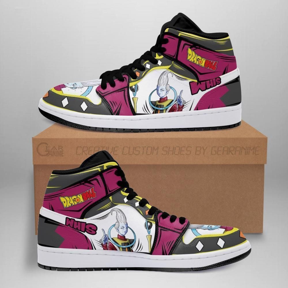 Whis Dragon Ball Anime Fan Gift Idea Shoes Air Jd Retro Sneakers V4218