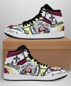 Whitebeard Yonko One Piece Anime Fan Gift Shoes Air Jd Retro Sneakers V4222