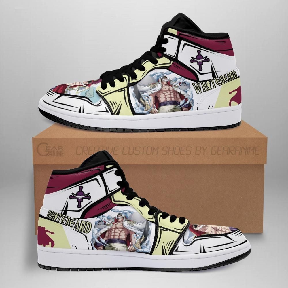 Whitebeard Yonko One Piece Sneakers Anime Shoes Sport V4224