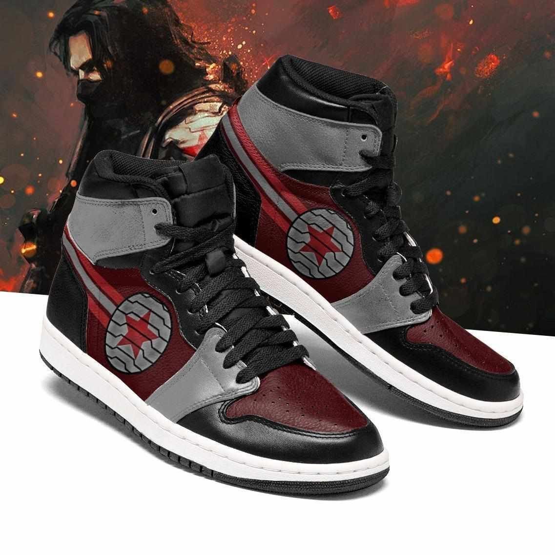 Winter Soldier Marvel 2 Shoes Air Jd Retro Sneakers V4228