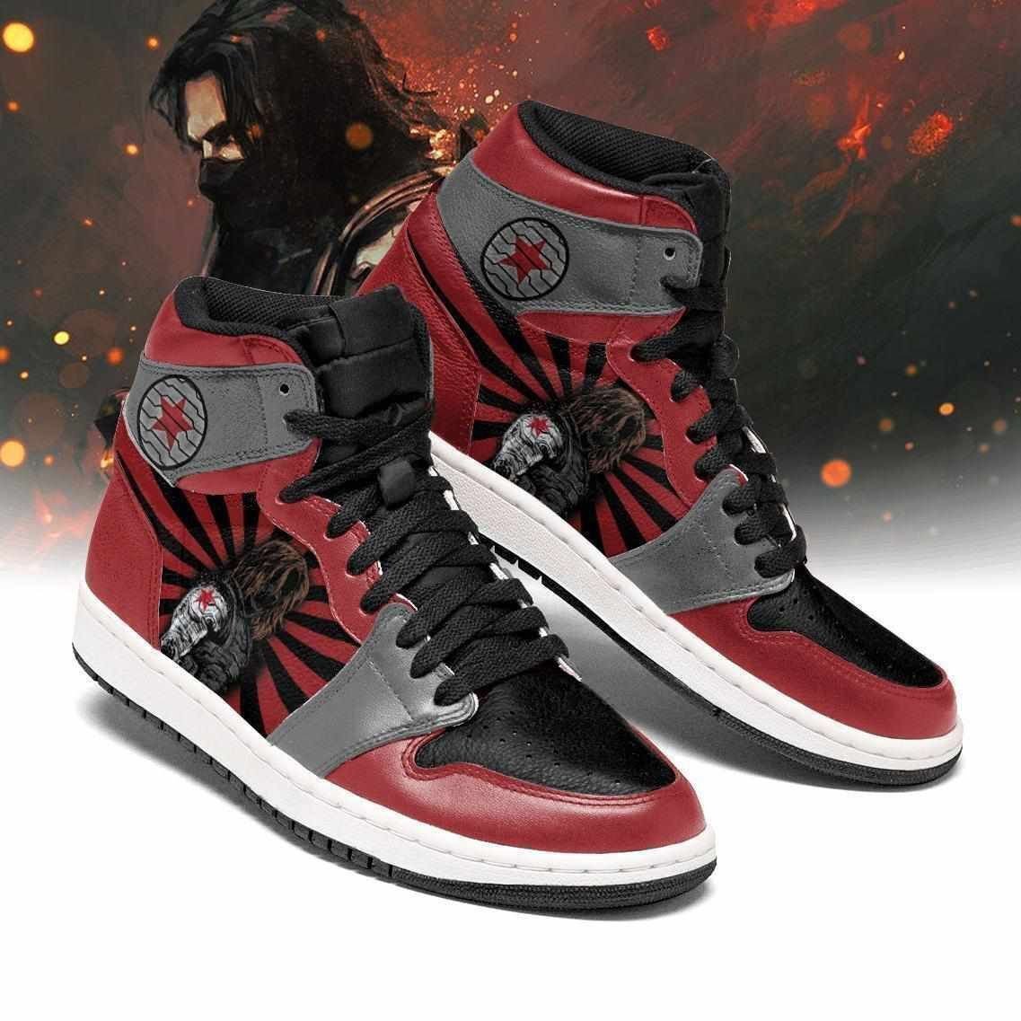 Winter Soldier Marvel Shoes Air Jd Retro Sneakers V4230