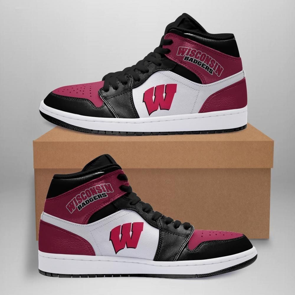 Wisconsin Badgers Shoes Air Jd Retro Sneakers V4234