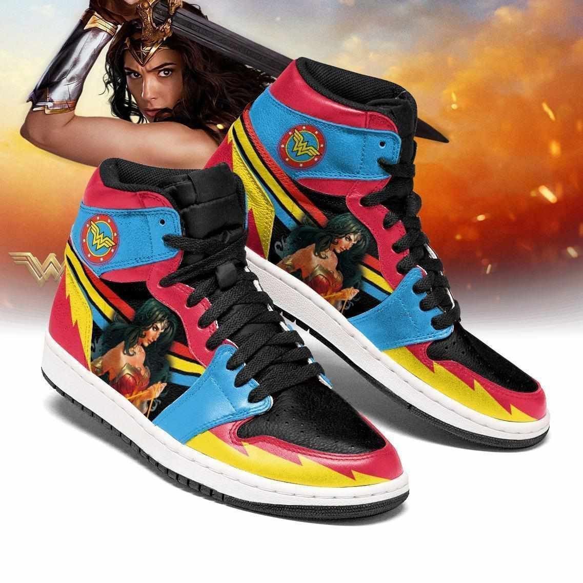 Wonder Woman Dc Comics 3 Shoes Air Jd Retro Sneakers V4242